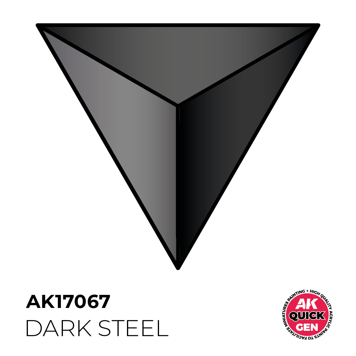 AK17067 - DARK STEEL-  18ML - QUICK GEN COLOR