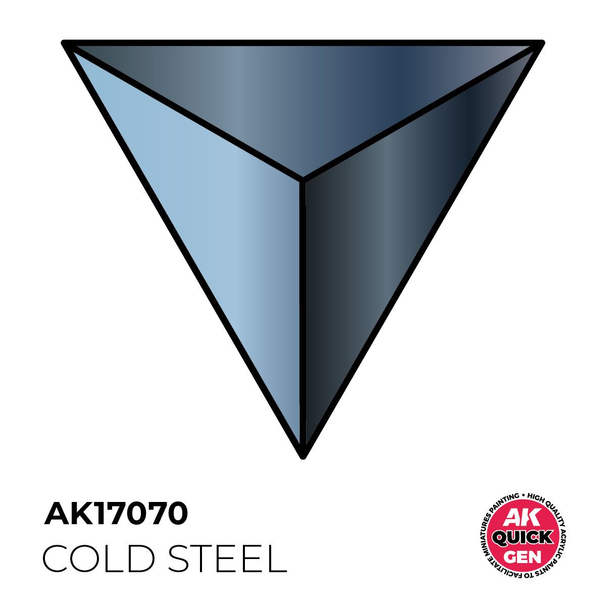 AK17070 - COLD STEEL -  18ML - QUICK GEN COLOR