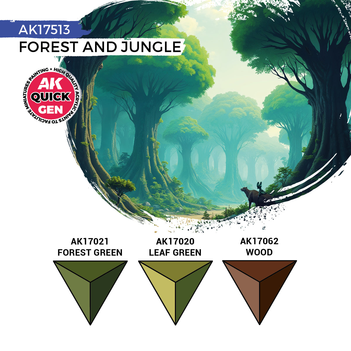 AK17513 - FOREST AND JUNGLE – QUICK GEN SET