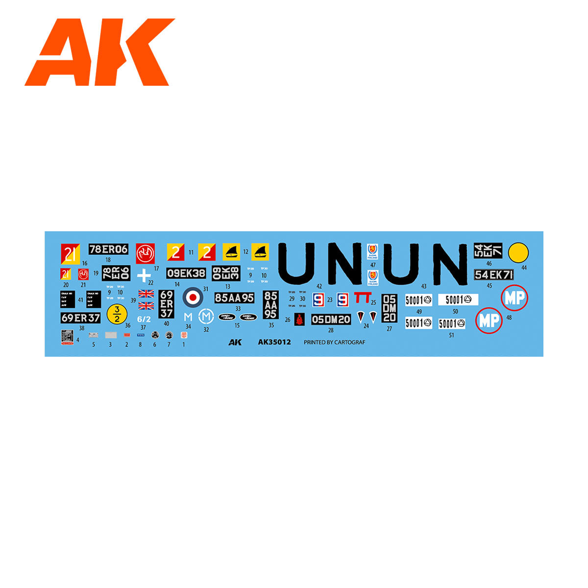 AK35012 - 1/35 -LAND ROVER 88 SERIES IIA ROVER 8
