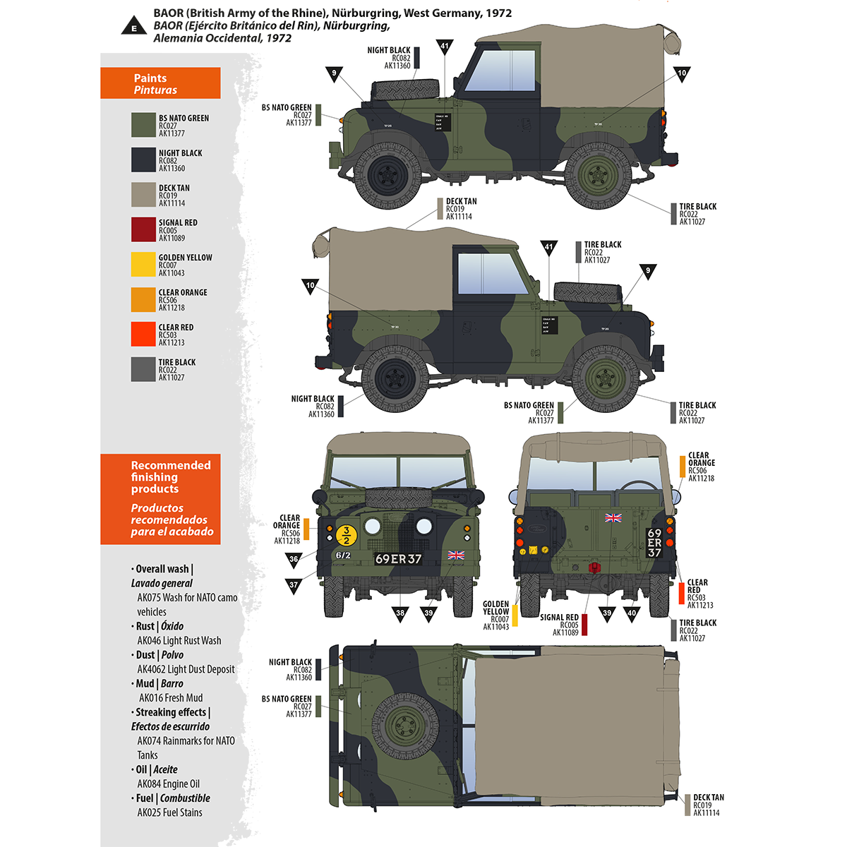 AK35012 - 1/35 -LAND ROVER 88 SERIES IIA ROVER 8
