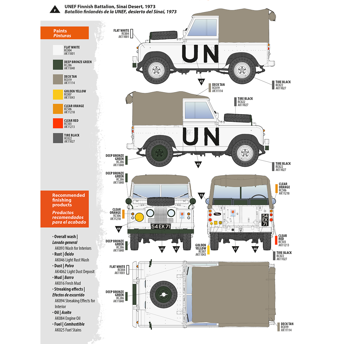 AK35012 - 1/35 -LAND ROVER 88 SERIES IIA ROVER 8