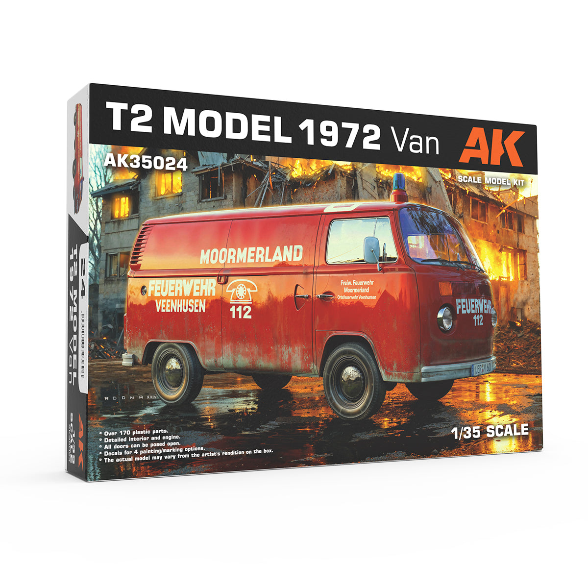 AK35024 - T2 MODEL 1972 VAN 1/35