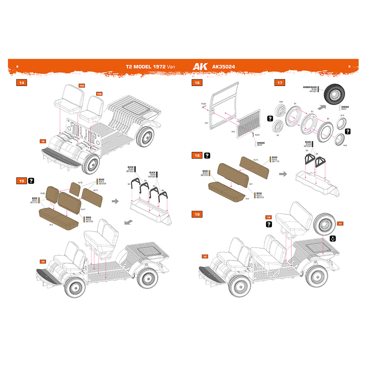 AK35024 - T2 MODEL 1972 VAN 1/35