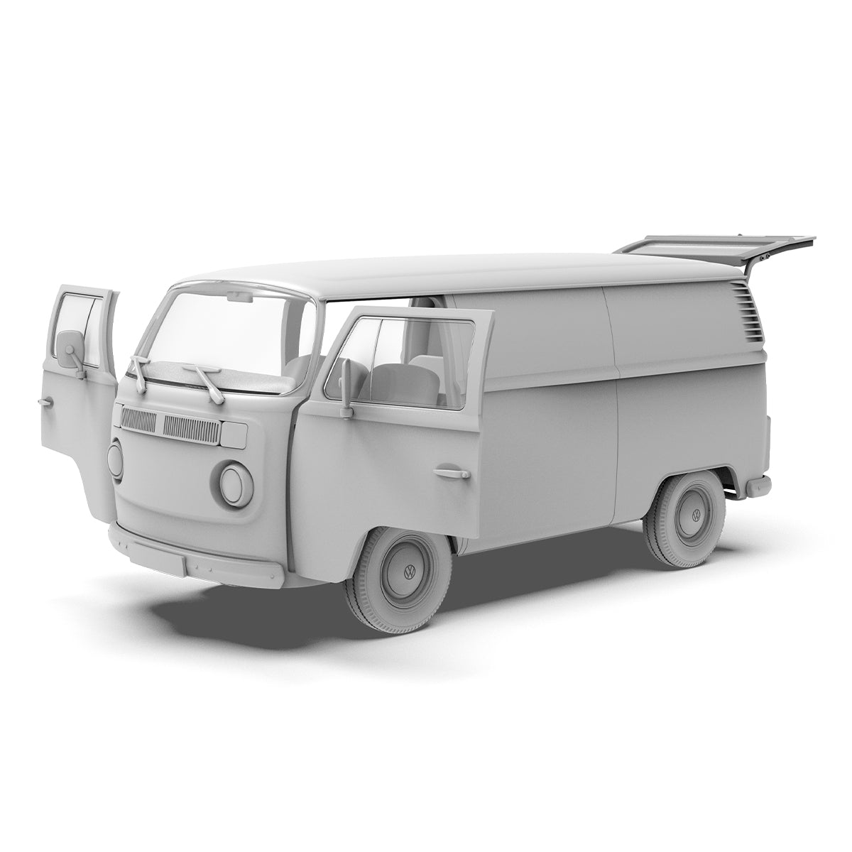 AK35025 - T2 MODEL 1972 COMMERCIAL VAN 1/35