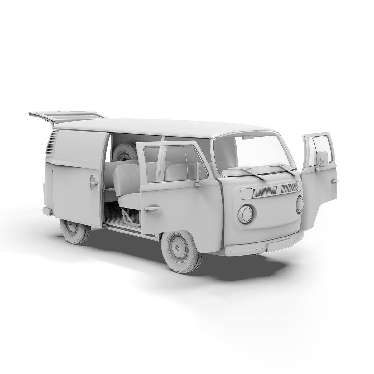 AK35025 - T2 MODEL 1972 COMMERCIAL VAN 1/35