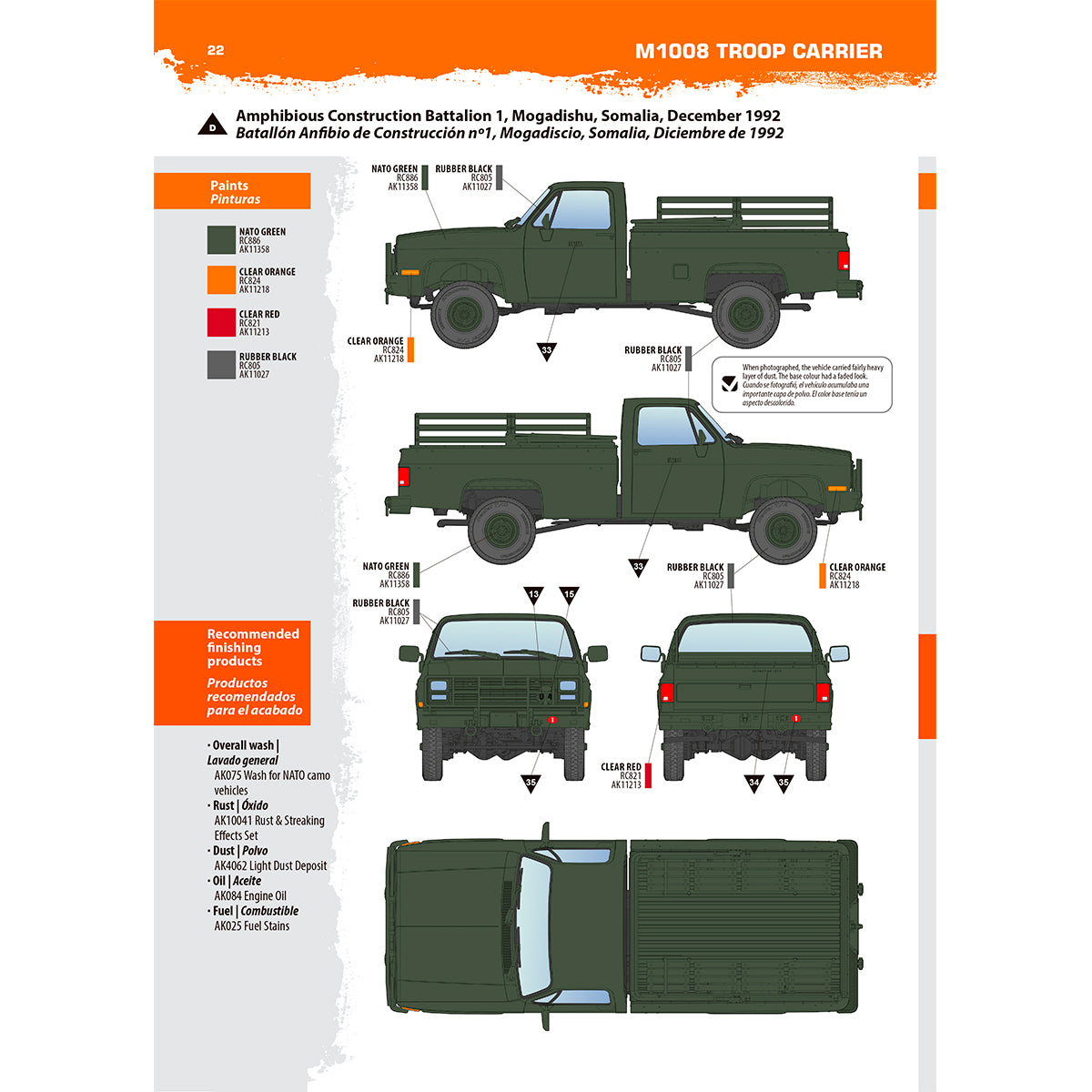 AK35030 - M1008 TROOP CARRIER 1/35