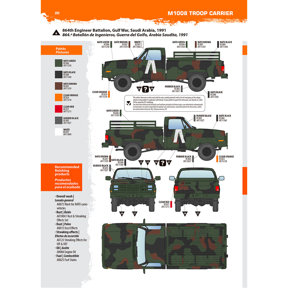AK35030 - M1008 TROOP CARRIER 1/35
