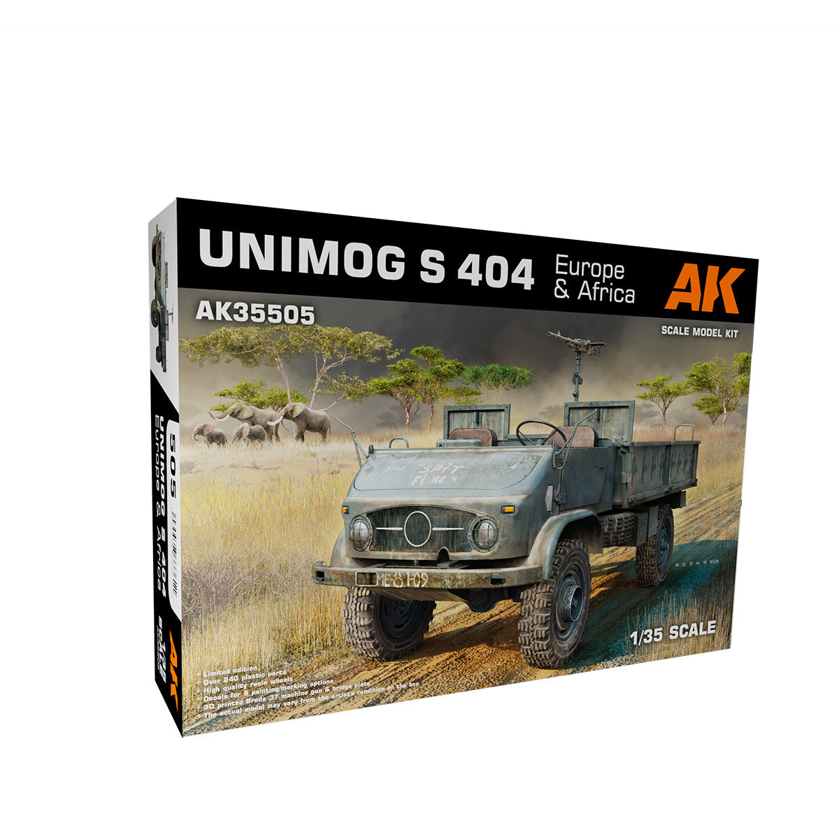 AK35505 - UNIMOG S 404 Europe and Africa - 1/35