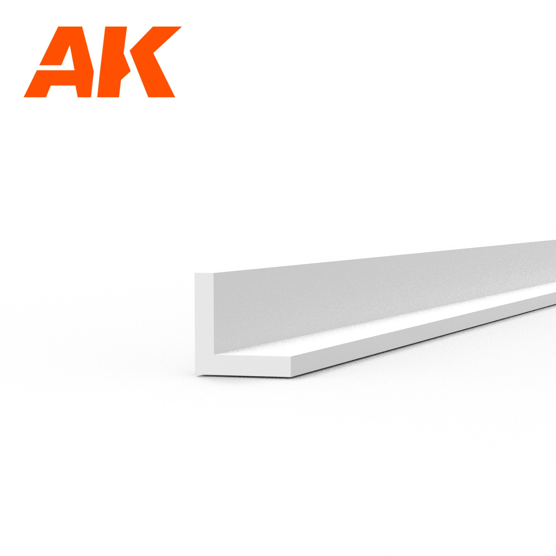AK6559 -  Angle - Styrene Strip - 1.50 x 1.50 x 350mm - (4 units)
