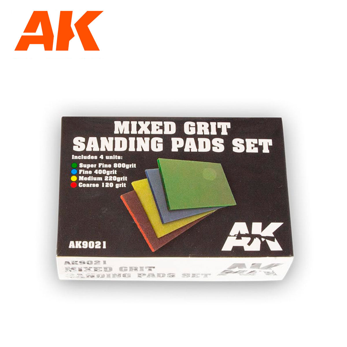 AK9021 - Mixed Grit Sanding Pads - 800 grit (4 in a pack)