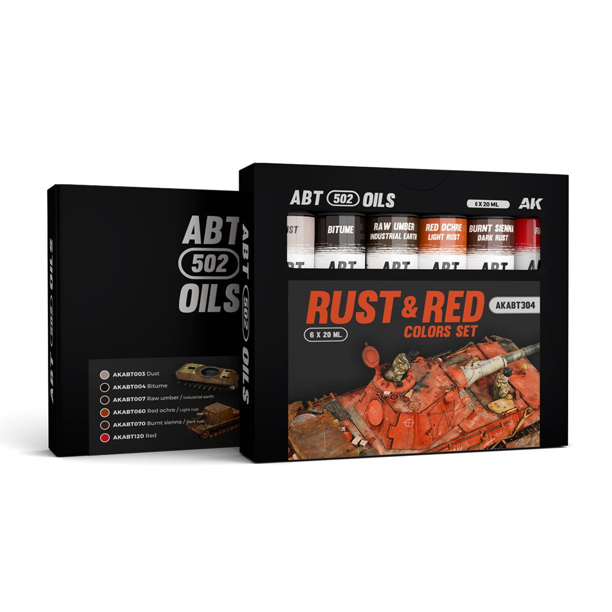 ABT304 - Abteilung 502 Rust & Red Colours Set (Oils)