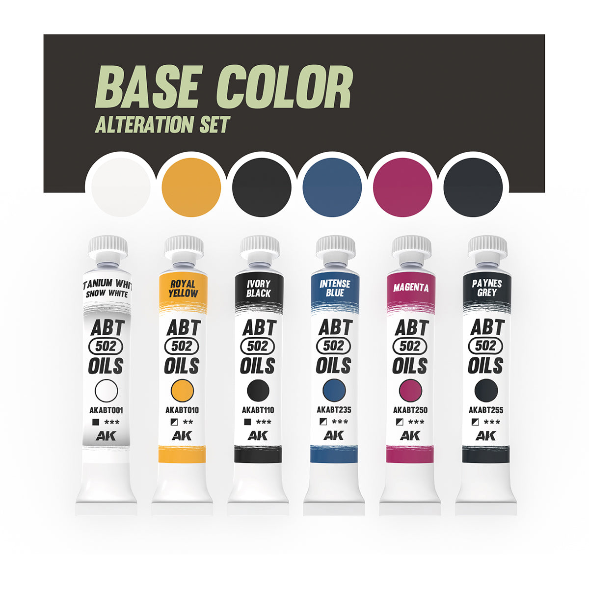 ABT308 - Abteilung 502 Base Colour Alteration Set (Oils)