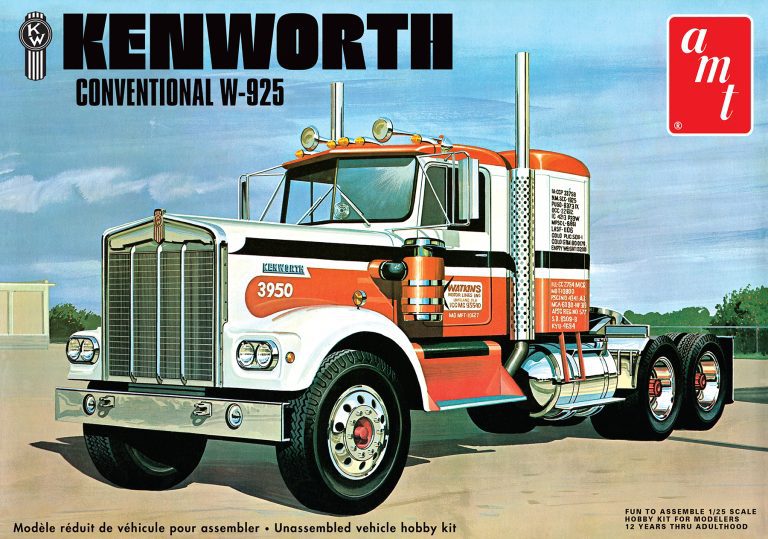 AMT 1021 - 1:25 Kenworth W925 Watkins Conventional Semi Trucker