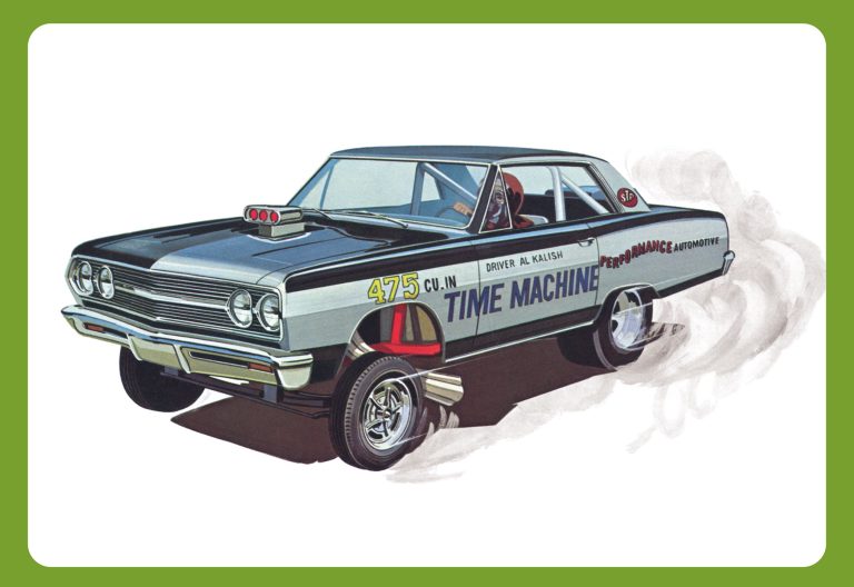 AMT1302 - 1:25 Chevy Chevelle AWB "Time Machine"