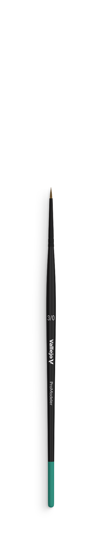 B01030 - Pro Modeler - NATURAL HAIR - ROUND BRUSH NO. 3/0 - Vallejo Pro Modeler