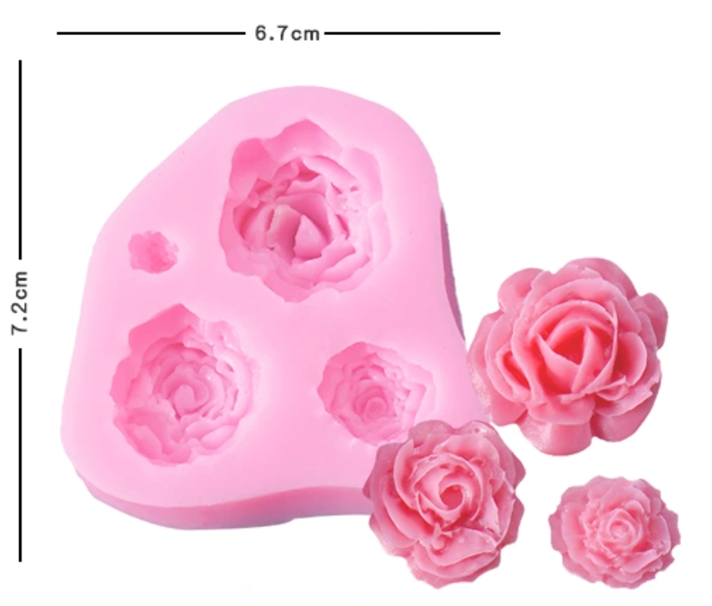 C051 - Flower ROSE Mould