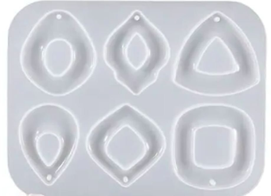 C059 - Earring Mould (only one earing) Buy two moulds to make set