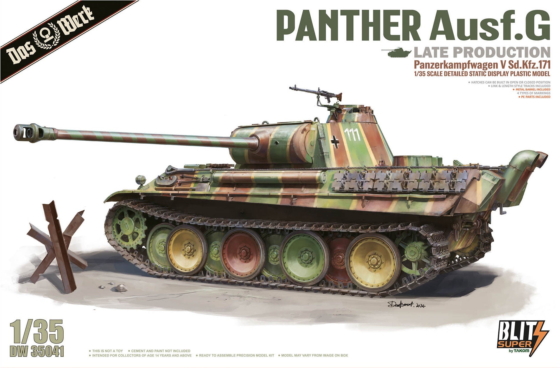 DW35041 - 1/35 -Panther Ausf. G Late Production Super Blit