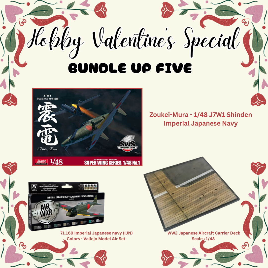 Valentines Hobby Special - BUNDLE UP - FIVE