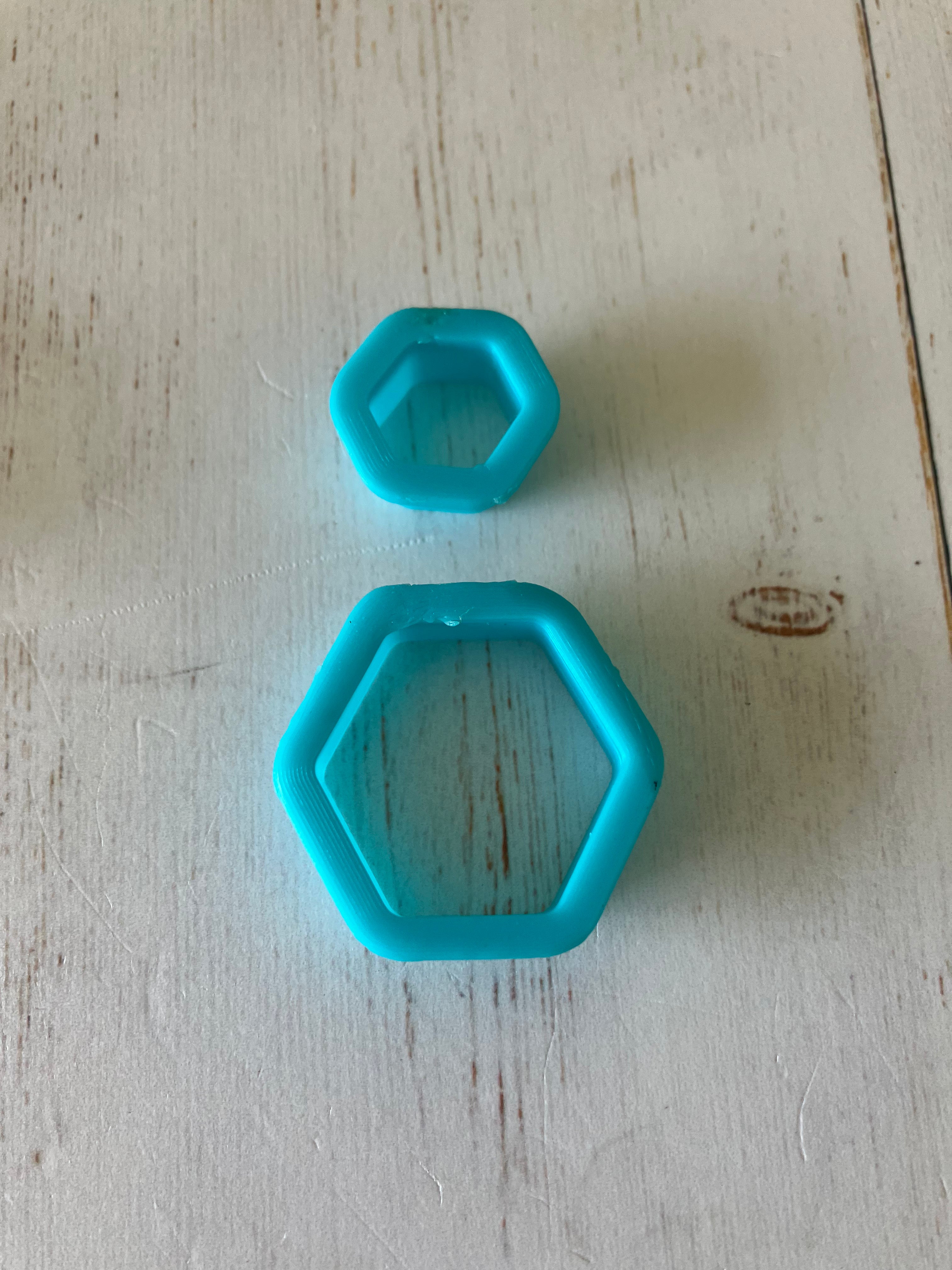 3D Gizmo's - Hexagon Dangle (2 Cutters)