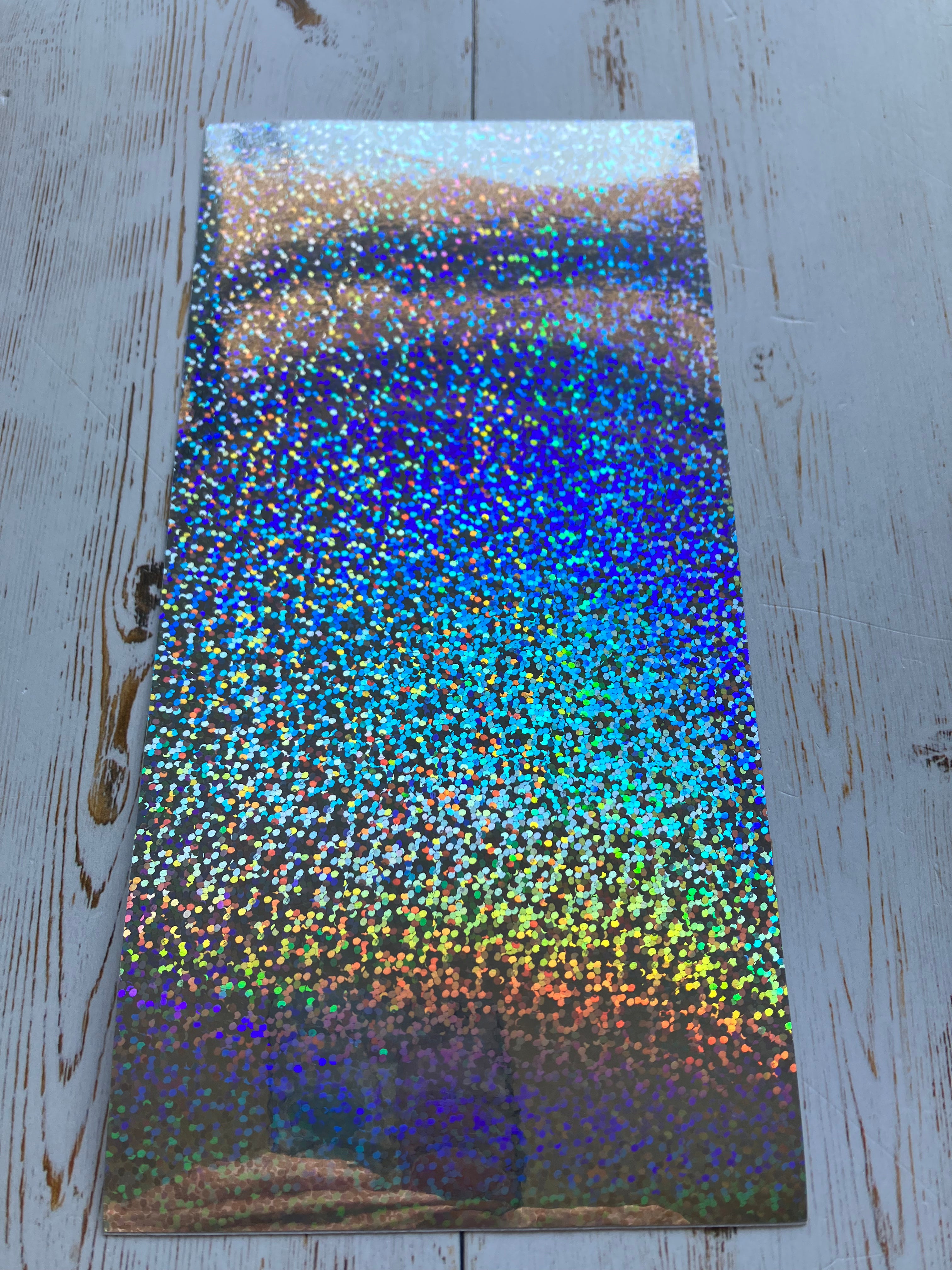 9 Pieces of Holographic Vinyl Sheets 20 cm x 10 cm x 0.2mm