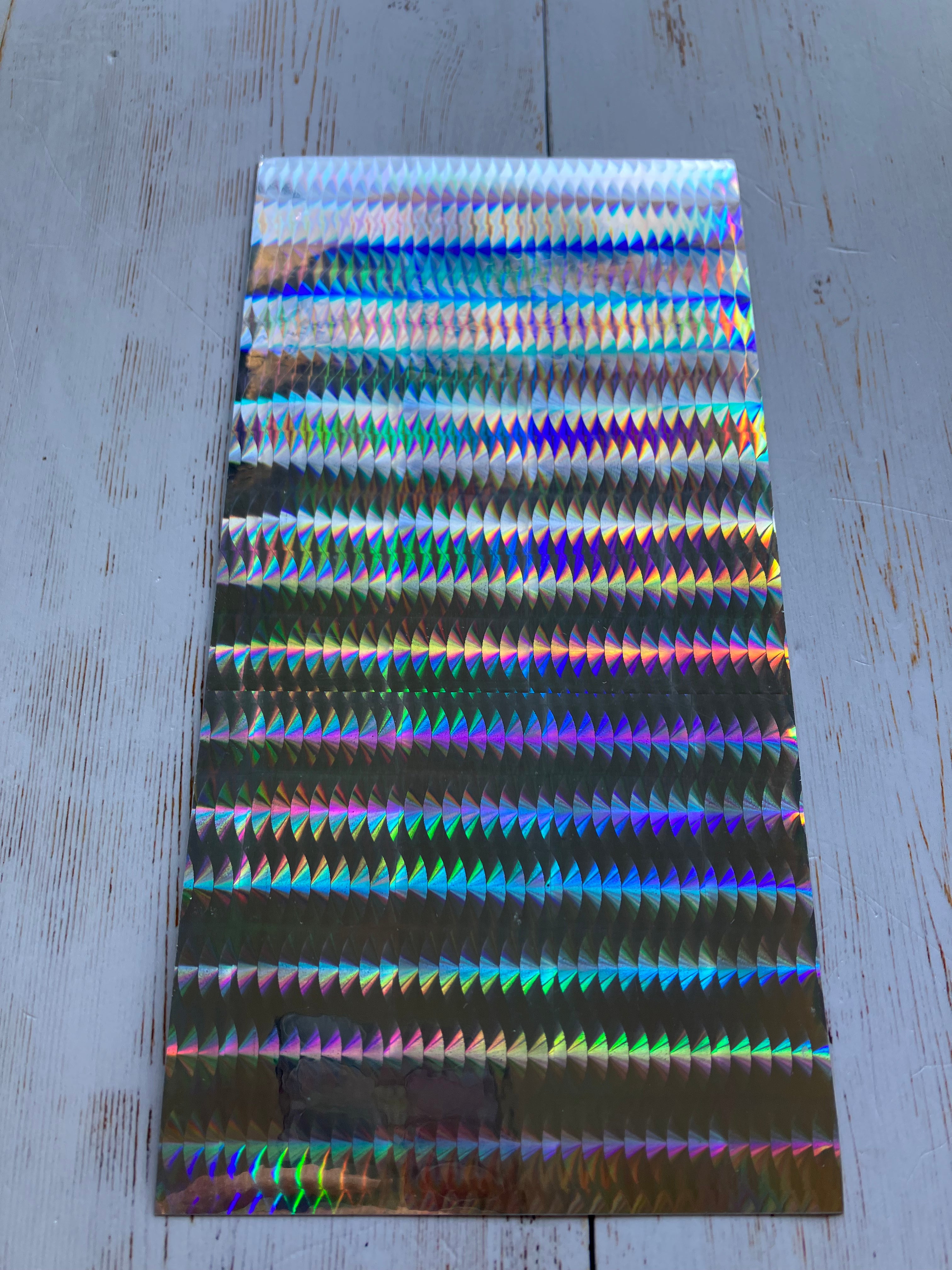 9 Pieces of Holographic Vinyl Sheets 20 cm x 10 cm x 0.2mm