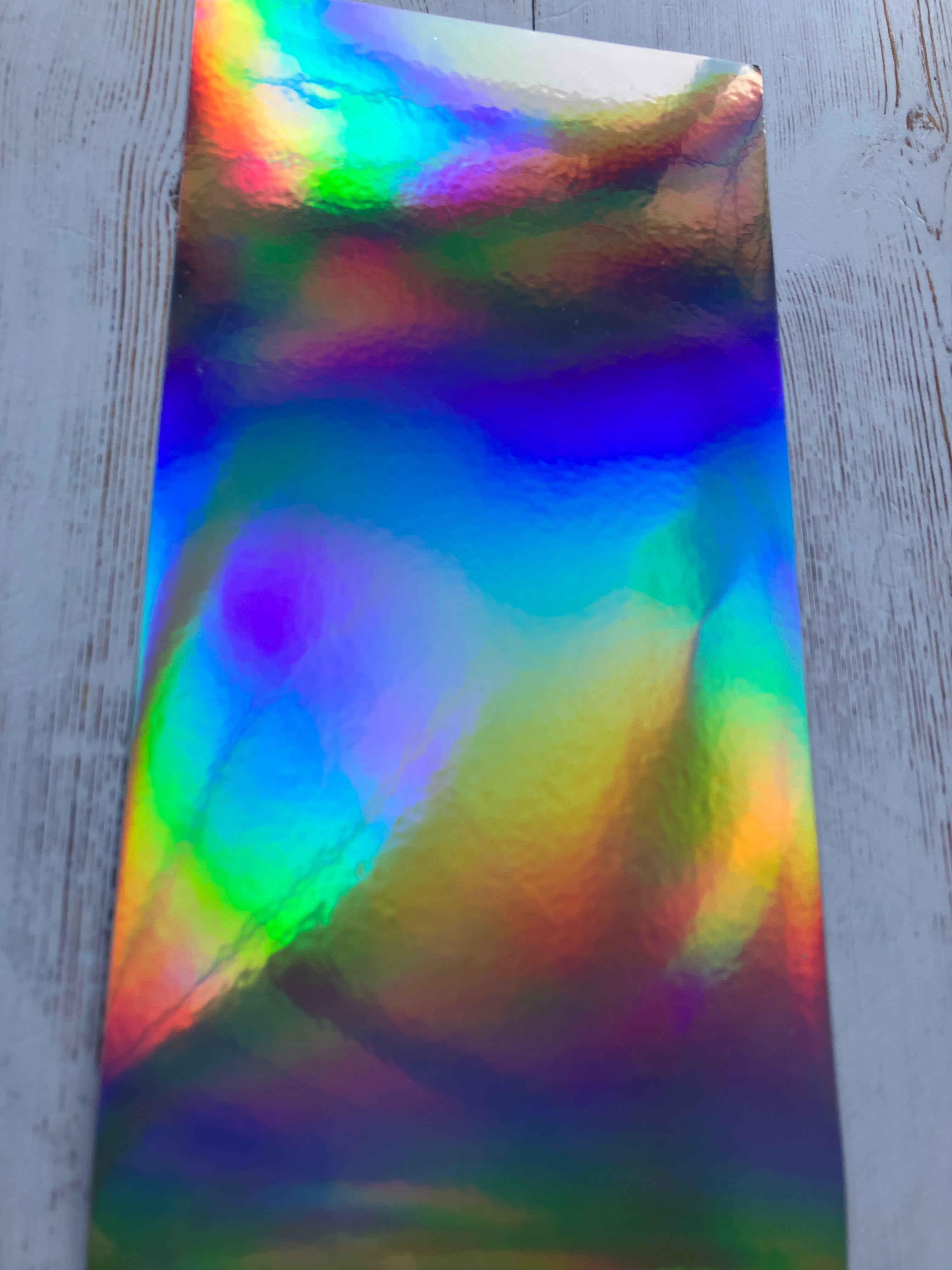 9 Pieces of Holographic Vinyl Sheets 20 cm x 10 cm x 0.2mm