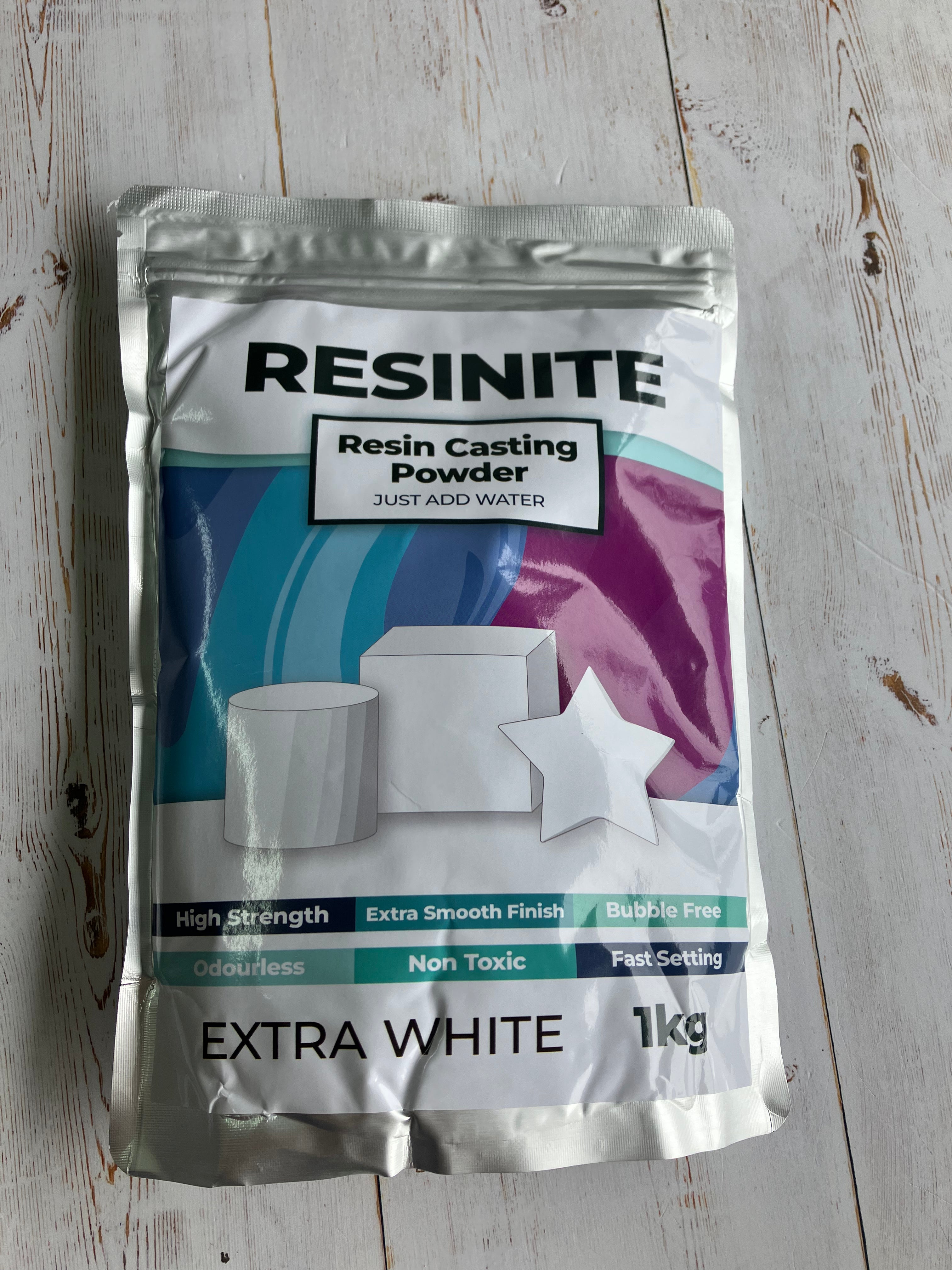 Resinite Extra White Resin Casting Powder 1 kg