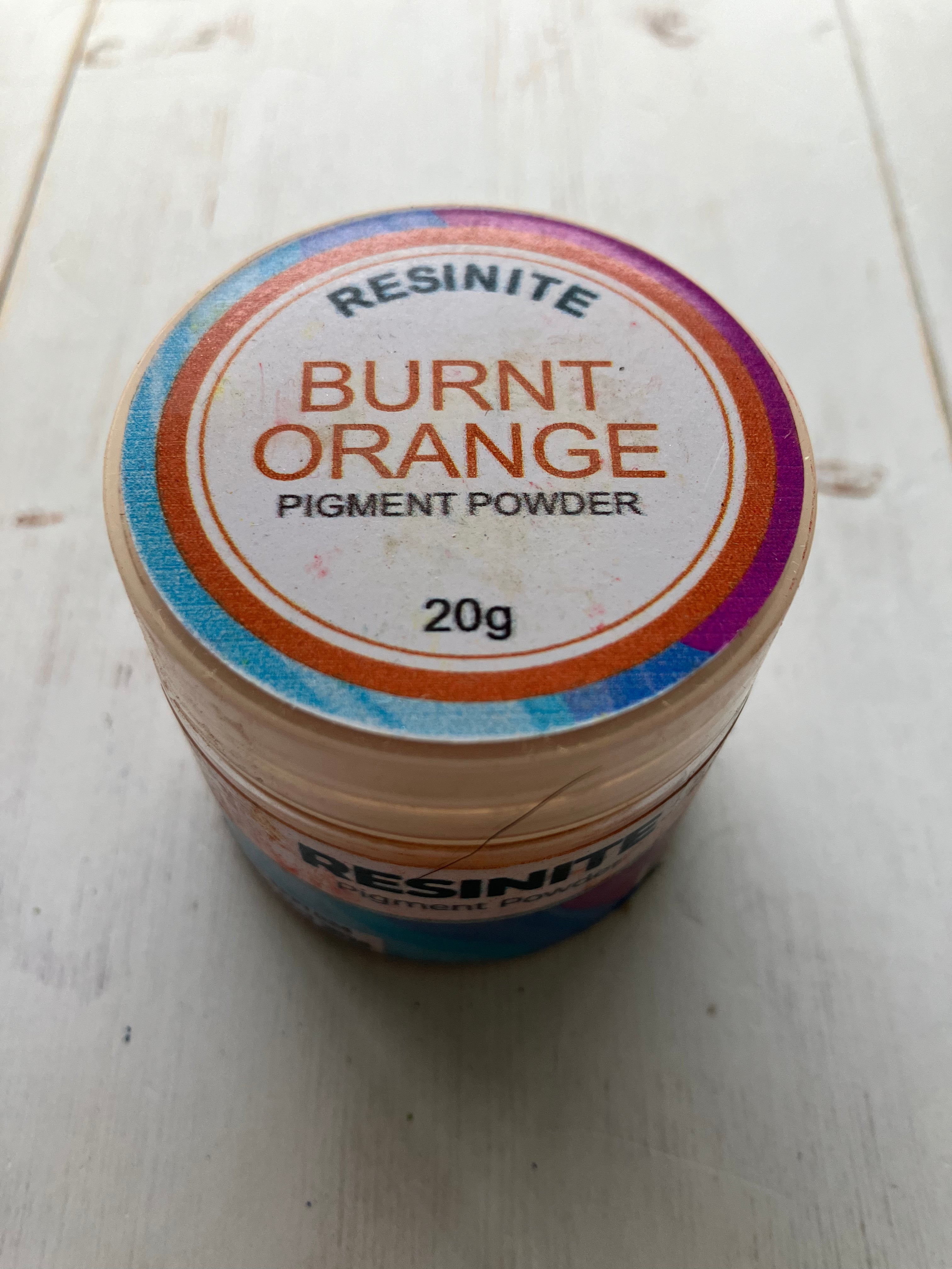 Resinite pigment powder - Burnt Orange  (20 grams)