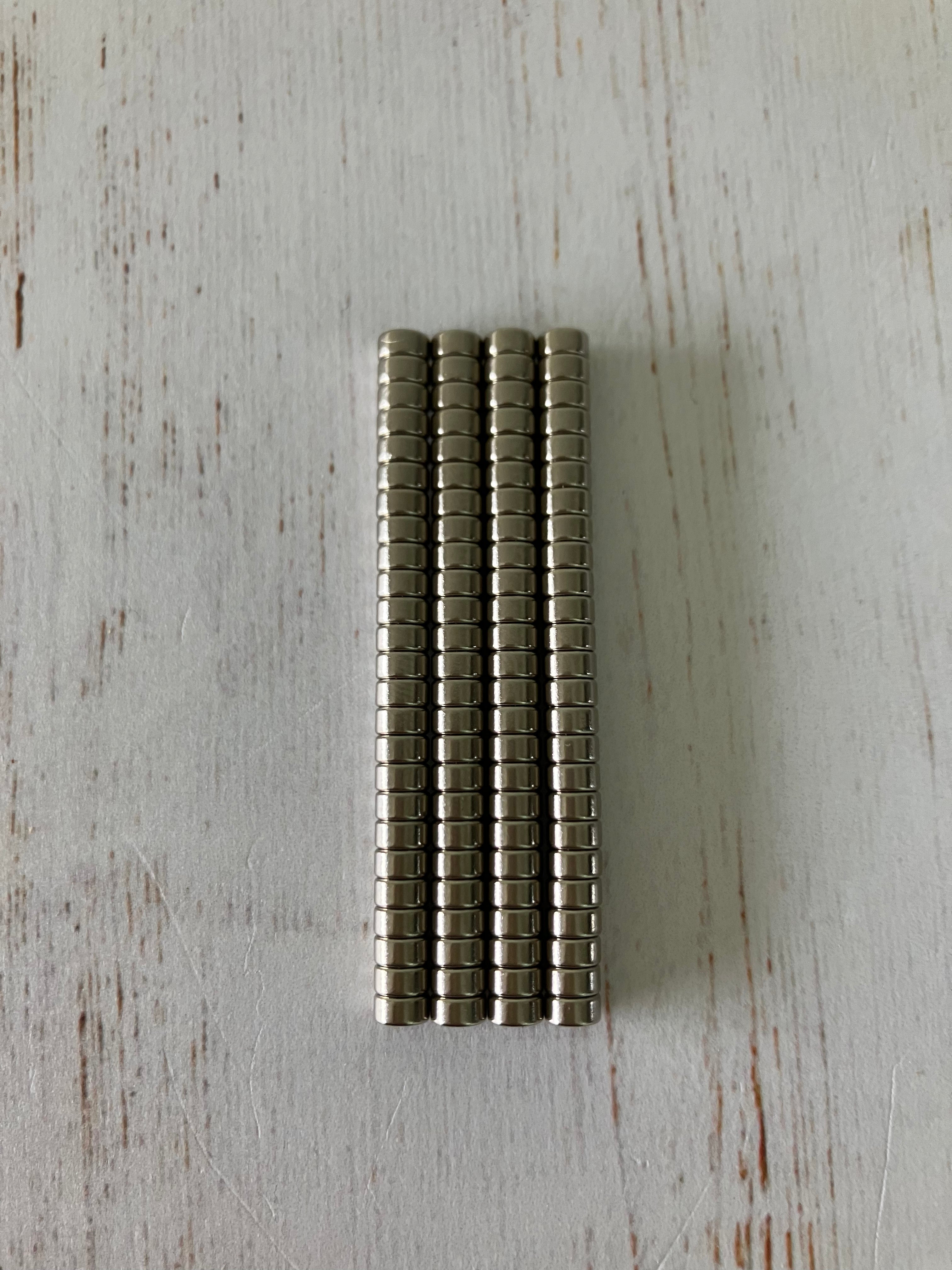 Neodymium Magnets N38 - 4x2mm - set x 100