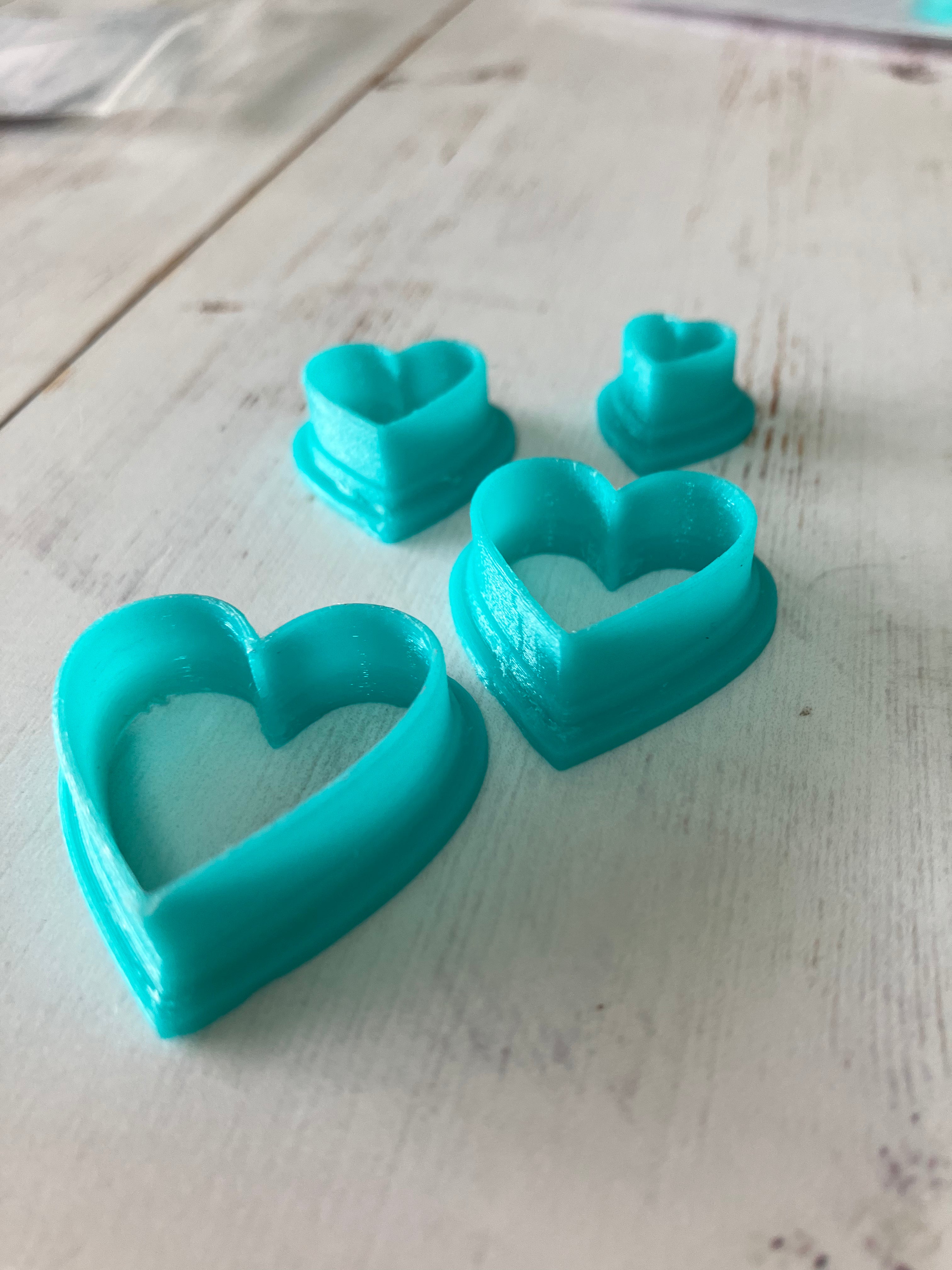 3D Gizmo's - Hearts Cutters (4)