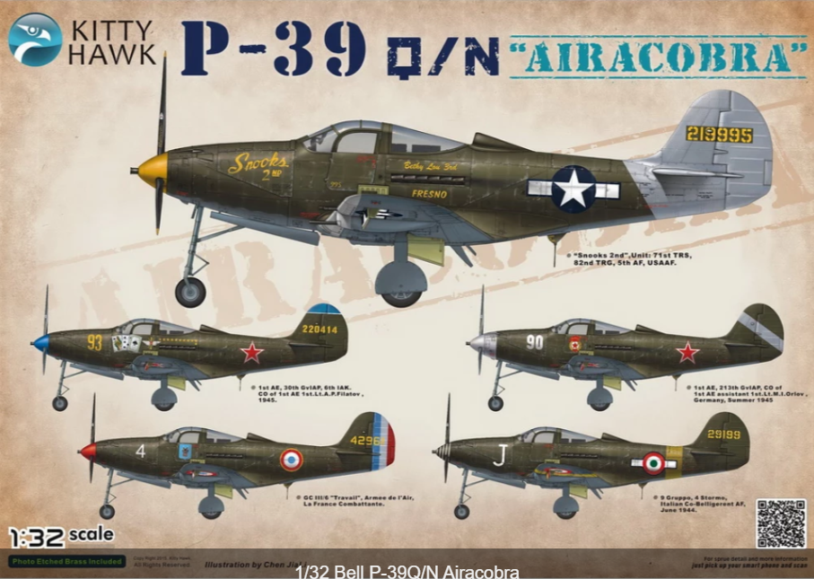 KH32013 - US Marines Bell P-39Q/N "Airacobra" Fighter