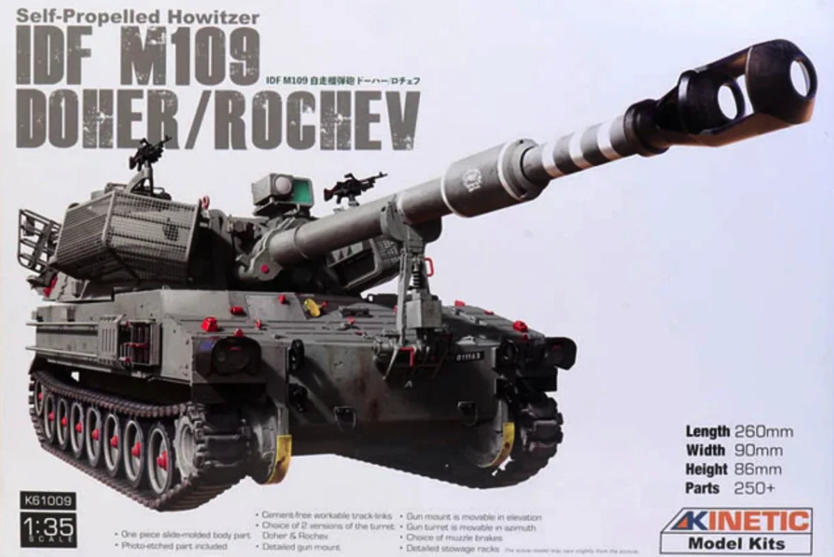 KIN61009 - Kinetic 1/35 IDF M109 DOHER/ROCHEV