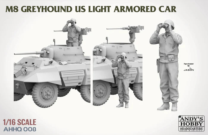 Andy's Hobby Headquarters AHHQ-008 -  1/16 US M8 Greyhound
