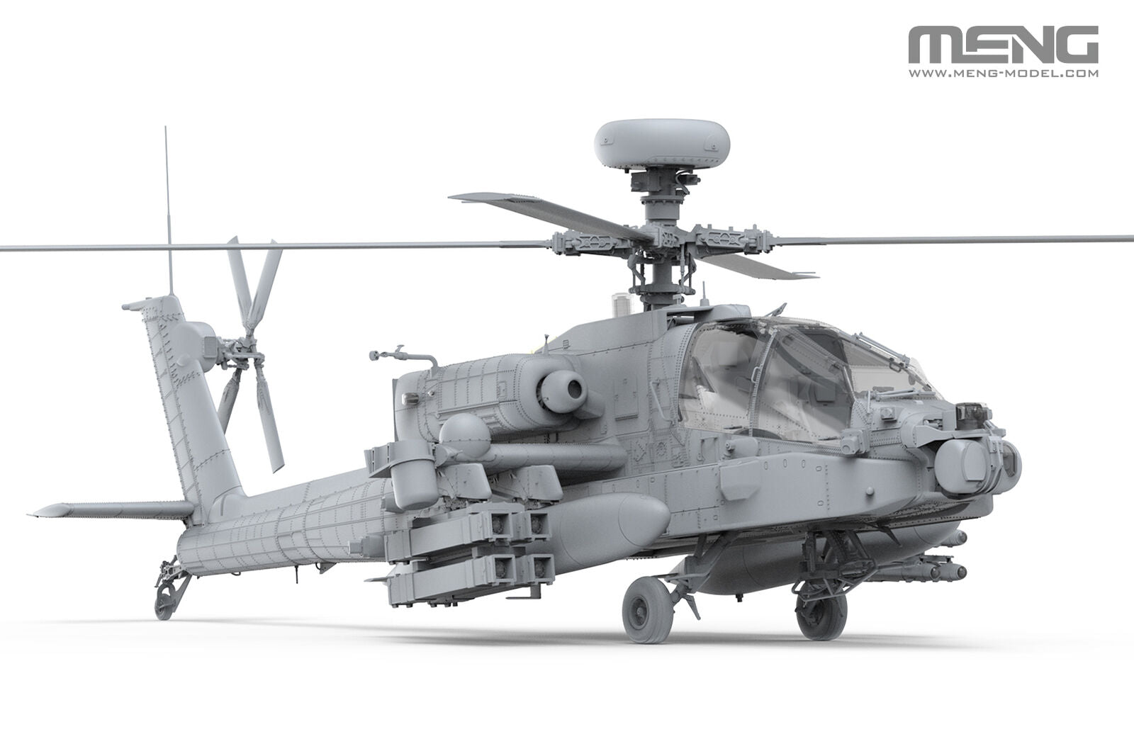 MM QS-005S - 1/35 AH-64D Saraf Heavy Attack Helicopter (Israeli Air Force) Special Edition (incl. Two Resin figures)