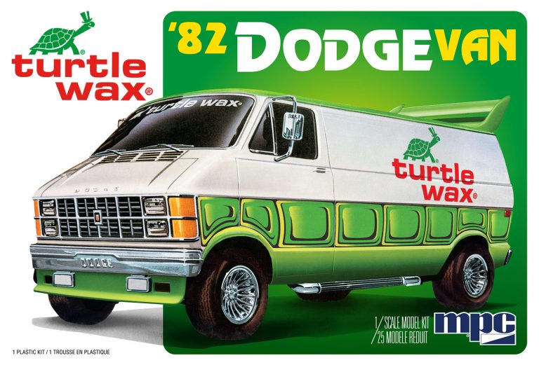 MPC943M - 1:25 1982 Dodge Van Custom (Turtle Wax)
