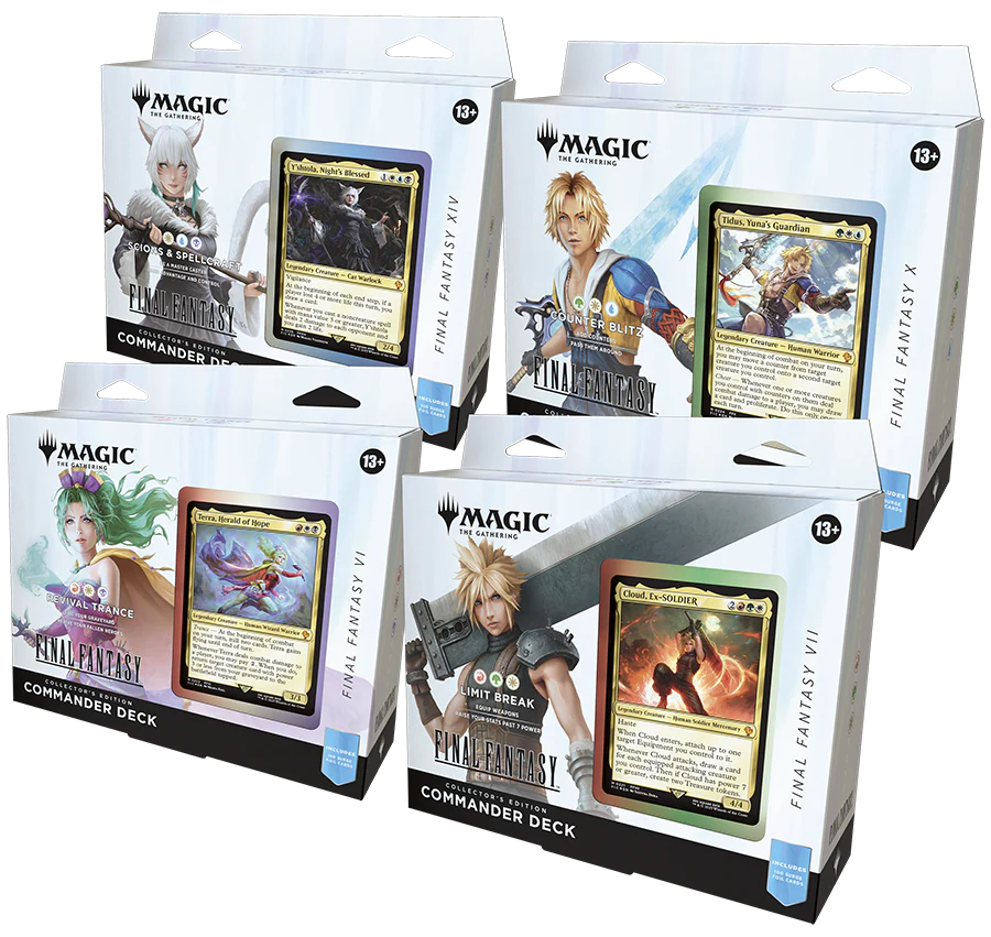 Final Fantasy Commander Decks - Collector Full set