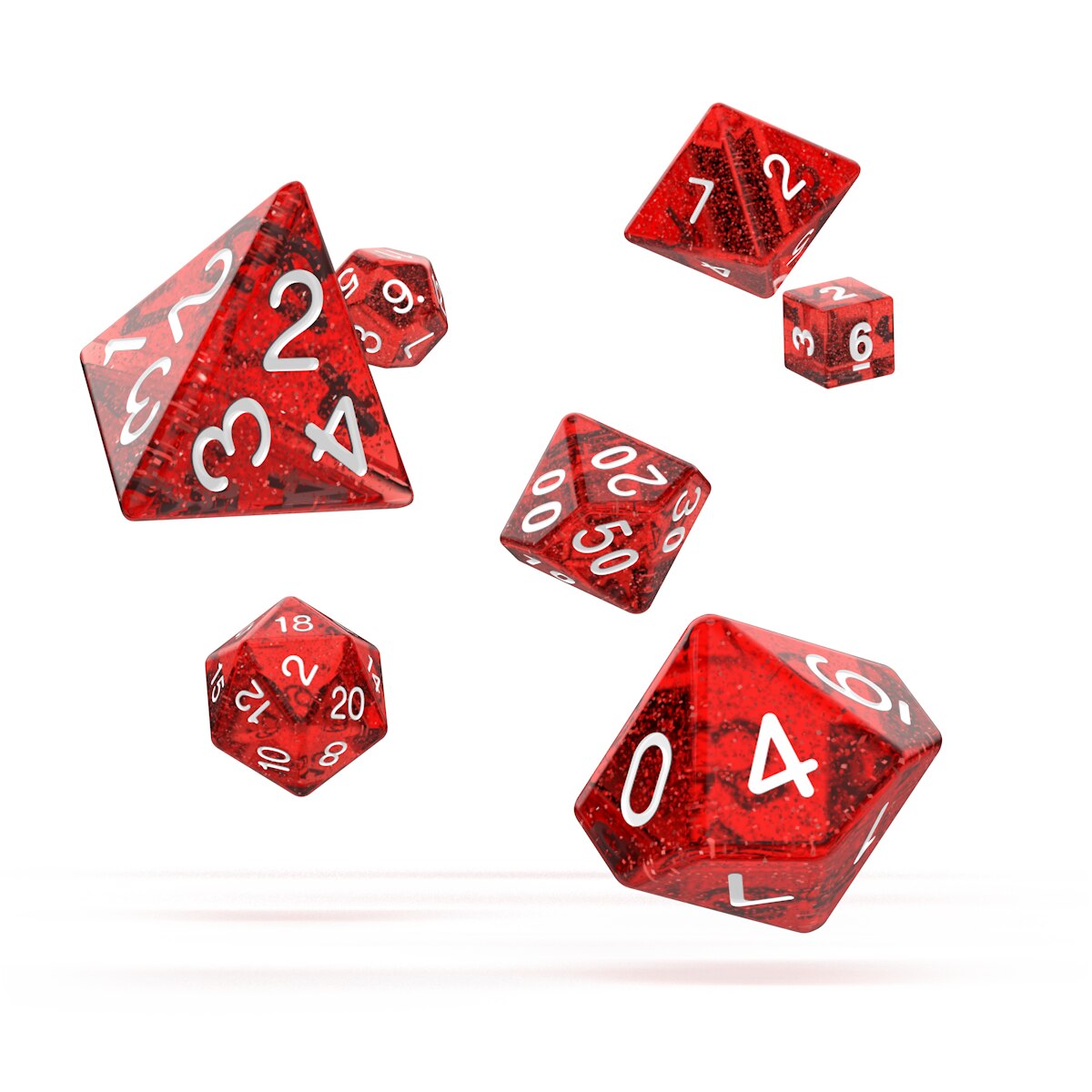 oakie doakie DICE RPG Set Speckled Series (7)