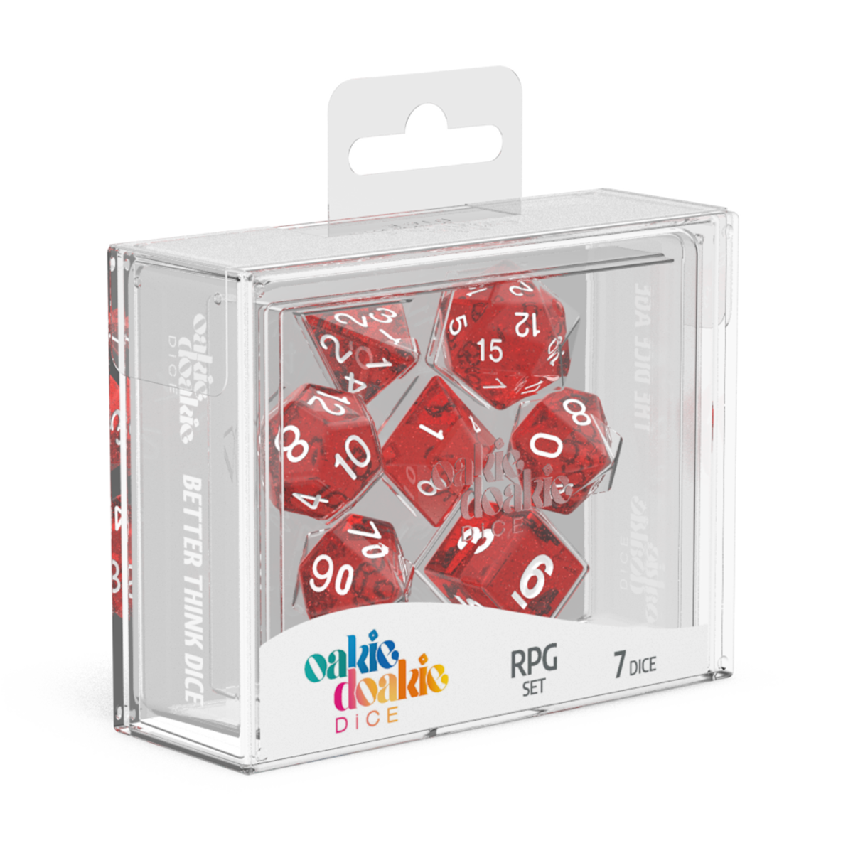 oakie doakie DICE RPG Set Speckled Series (7)