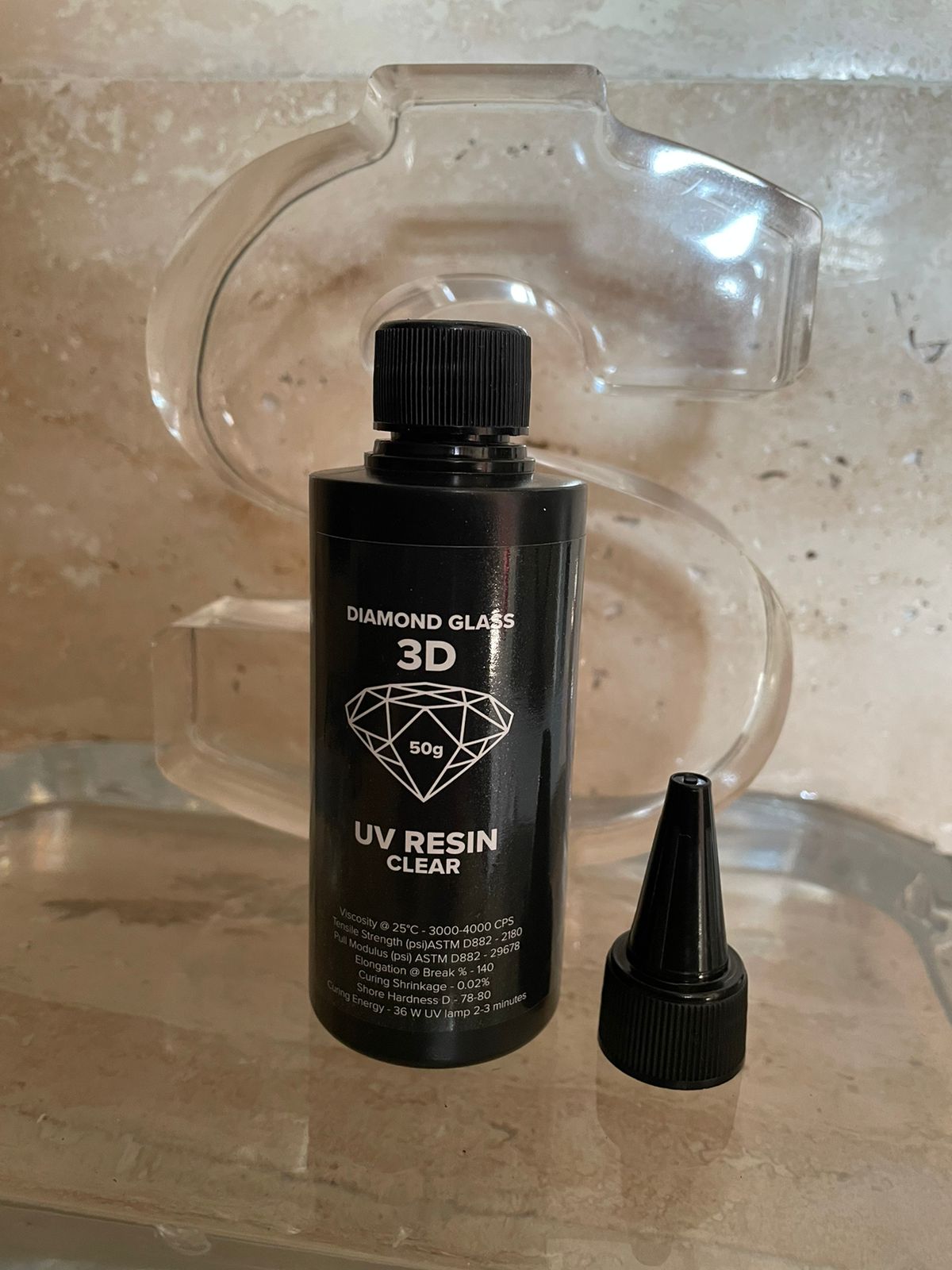 UV RESIN CLEAR 50G - DIAMOND GLASS