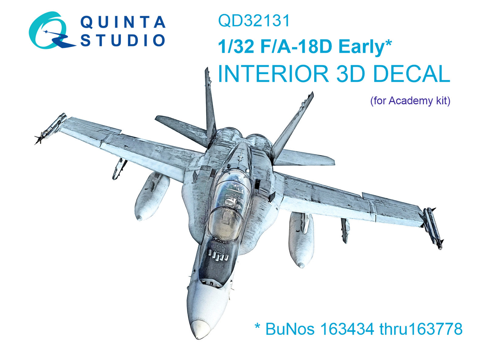 Quinta Studio - 1/32 F/A-18D QD32131 for Academy kit