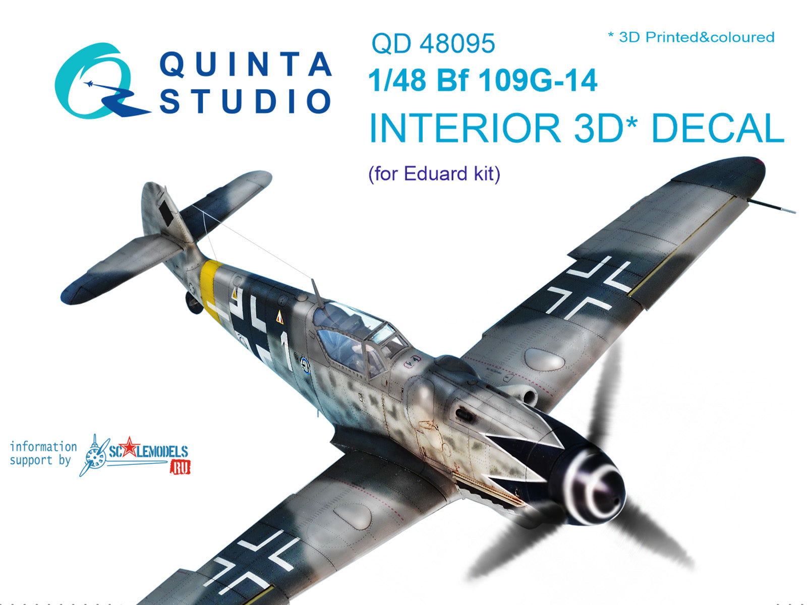 Quinta Studio - 1/48 Bf 109G-14 QD48095 for Eduard kit