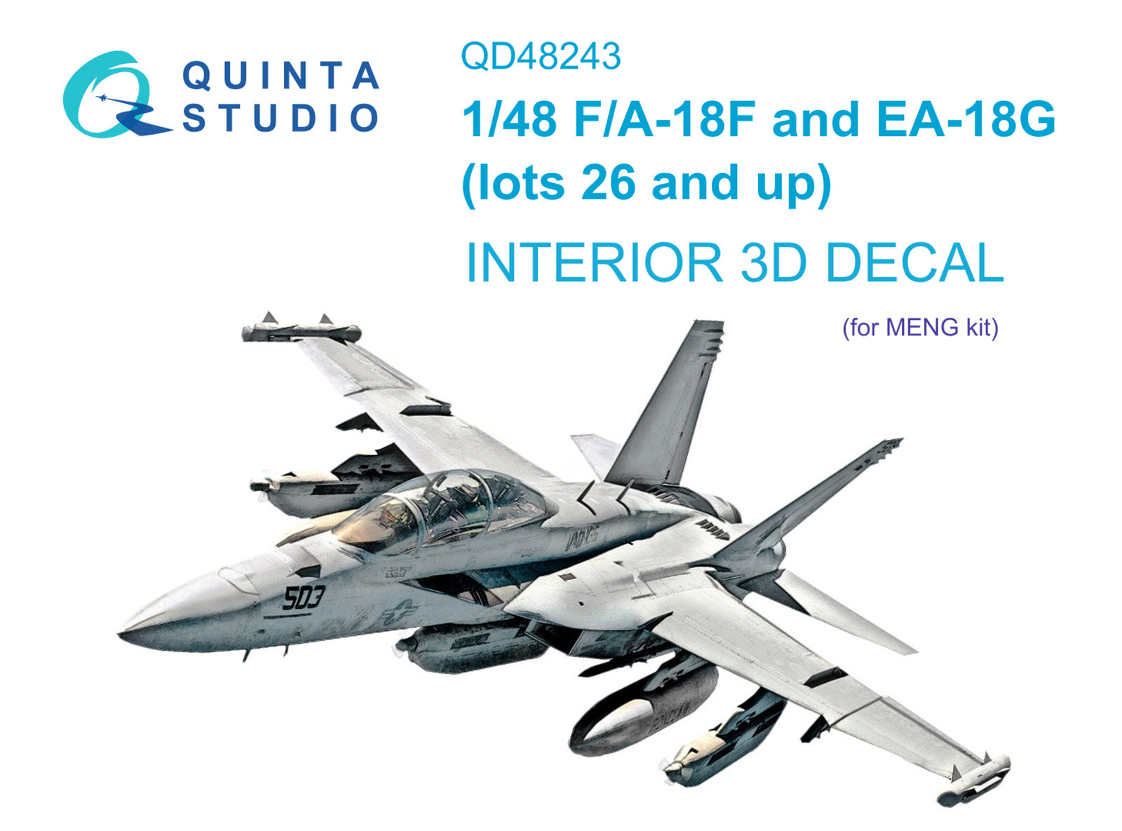 Quinta Studio - 1/48 F/A-18F Late/EA-18G - QD48243 for Meng kit