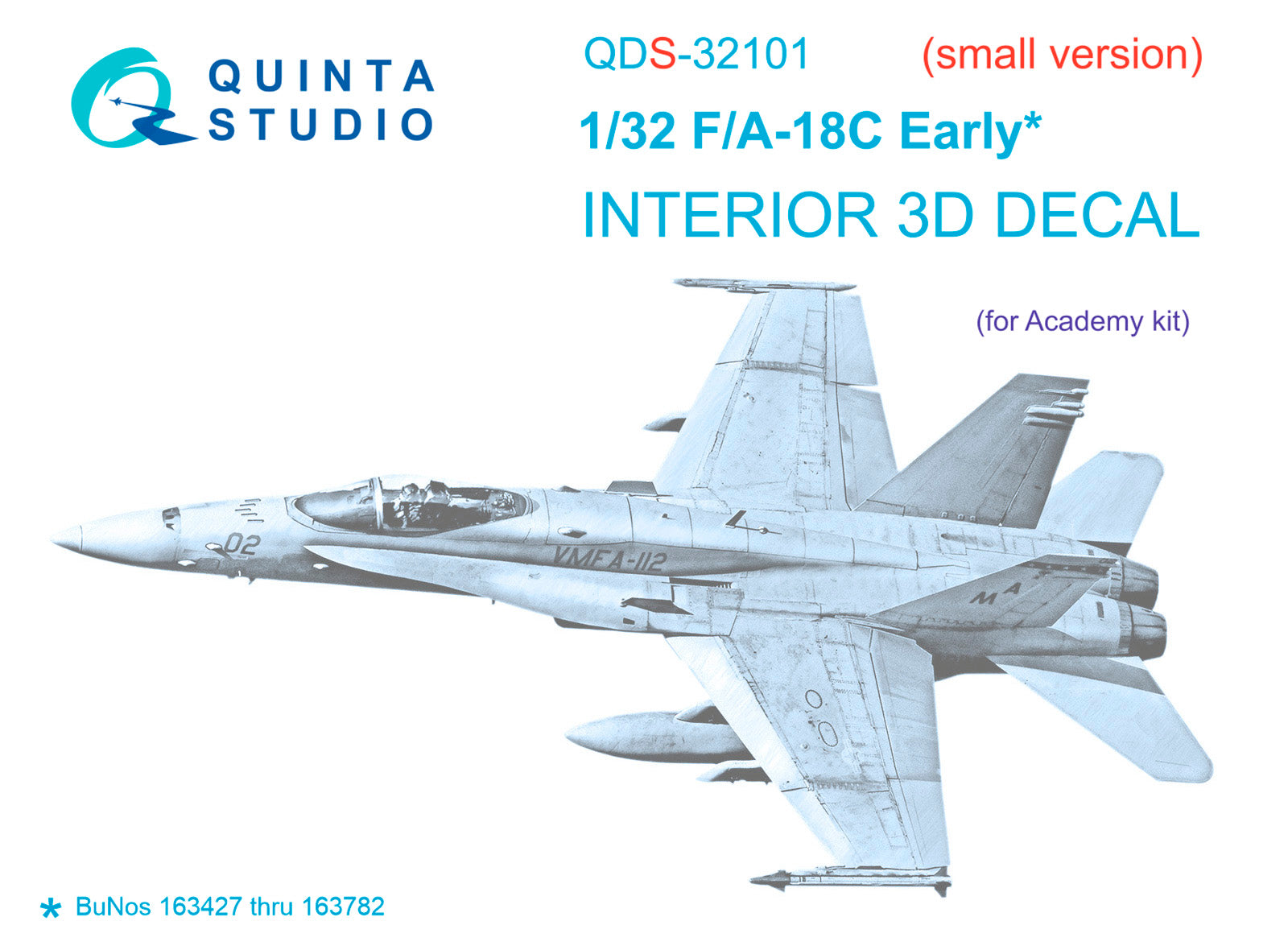 Quinta Studio - 1/32 F/A-18C Early QDS-32101 for Academy kit (small version)
