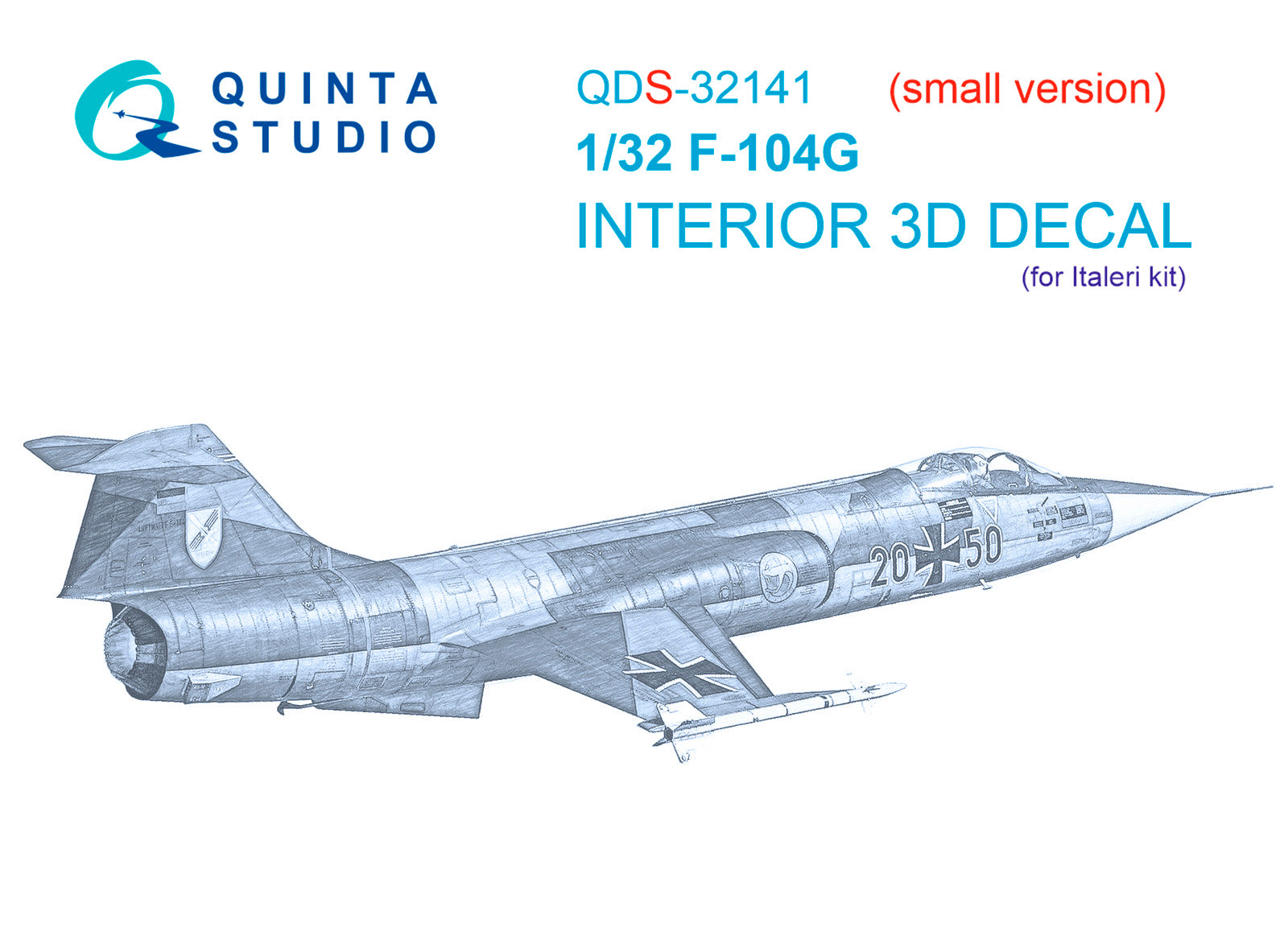Quinta Studio - 1/32 F-104G QDS-32141 for Italeri kit (small version)