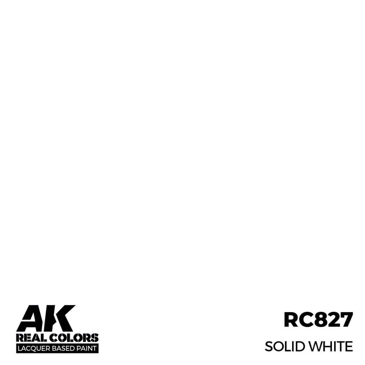 RC827 - SOLID WHITE  -  17ML