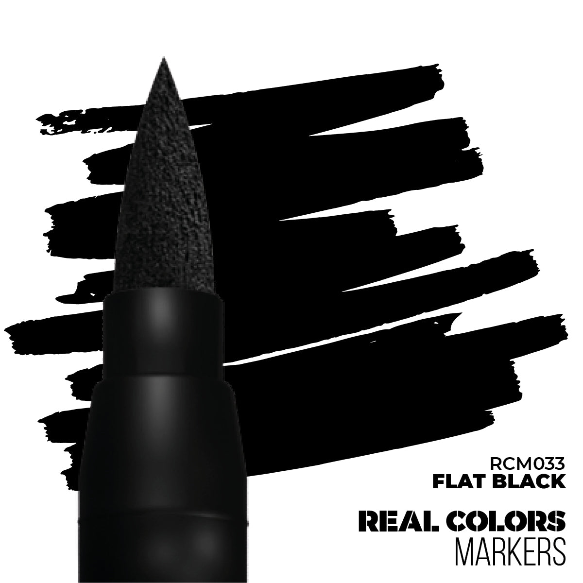 RCM033 - FLAT BLACK – RC MARKER