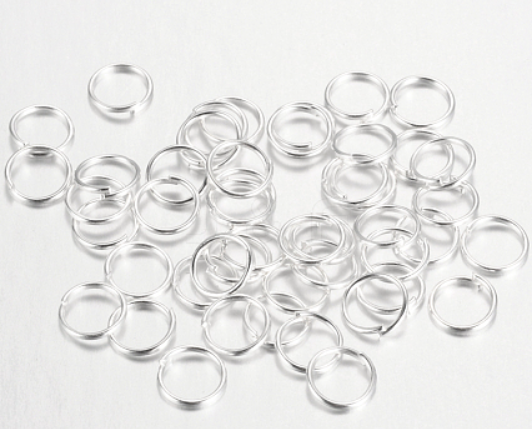 Iron Open Jump Rings, Silver (10x1.0mm) 18 Gauge (25 PAIRS)