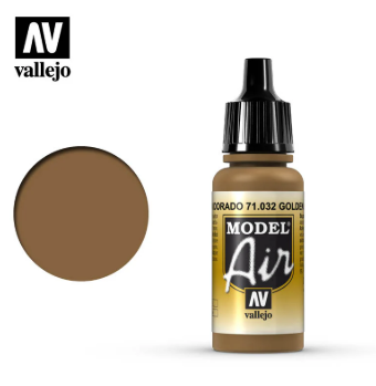 71.032 Golden Brown - Vallejo Model Air - 17ML